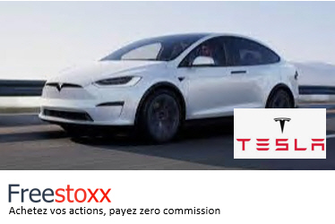 Retrouvez le cours de Tesla (Nasdaq: TSLA) sur Freestoxx.com.